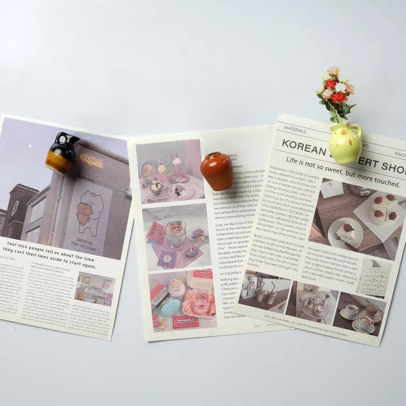 🔥Up To 69% Off!🔥-🌷Mini Dried Flower Ceramic Fridge Magnet – Handmade