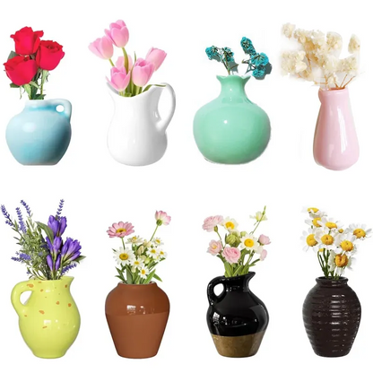 🔥Up To 69% Off!🔥-🌷Mini Dried Flower Ceramic Fridge Magnet – Handmade