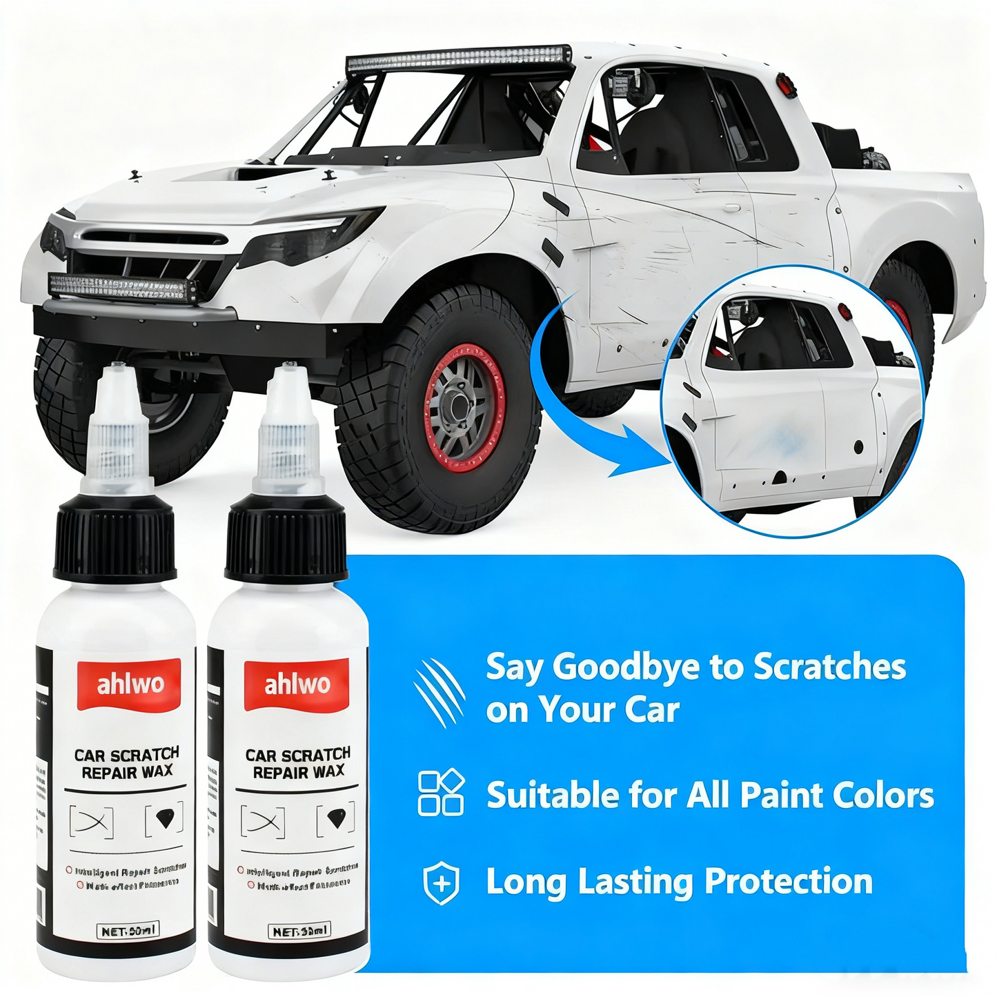 🔥LAST DAY SALES 70% OFF🔥Car Scratches Repairing & Polishing Wax Paint Restorer