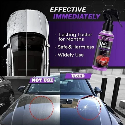 Limited Time 🔥 Buy One Get One Free - 3-in-1 Automotive Ceramic Coating Spray Hydrophobic Agent - 😍 Keeps Your Car Clean and Shiny Long-Lasting