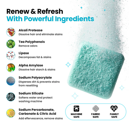 🔥Discount is still ongoing...while supplies last.🐶Washing machine cleaner tablets: Easily remove odors from pet clothes