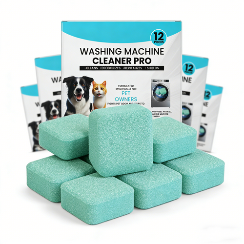 🔥Discount is still ongoing...while supplies last.🐶Washing machine cleaner tablets: Easily remove odors from pet clothes