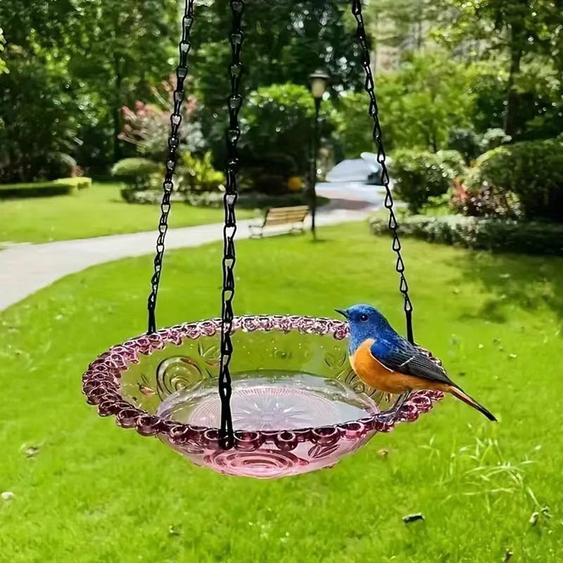 🔥💐SPRING DAY SALE- ONLY 💲26.99!⚡50K+ SOLD!🐦Solar Cascade Hanging Bird Bath Fountain