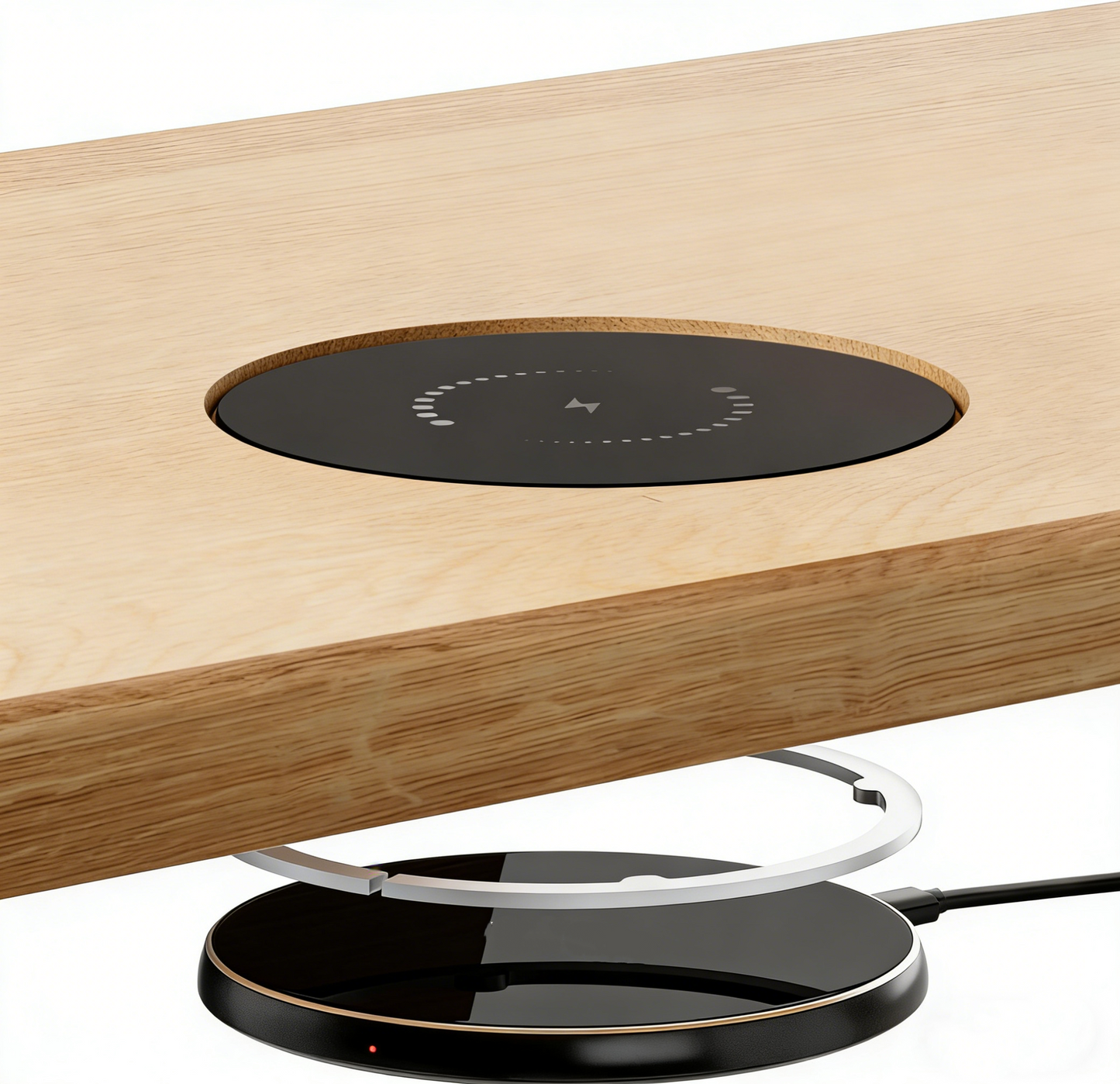 ⚡Desk Wireless Charger – Hidden Design, Maximum Convenience