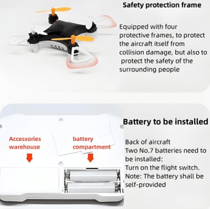 70% OFF 🔥Beginner-Friendly Mini Drone with Cool 360° Stunt Flights