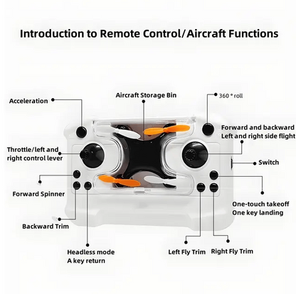 70% OFF 🔥Beginner-Friendly Mini Drone with Cool 360° Stunt Flights