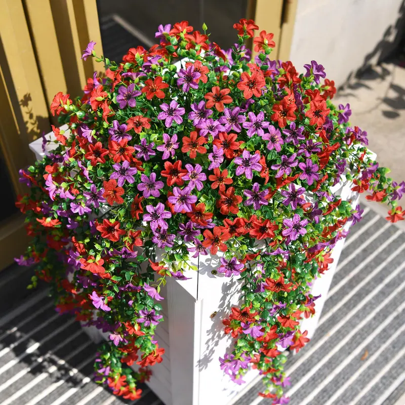 Offer ends TODAY!🌼 Artificial Hanging Daisies - UV-Resistant Indoor/Outdoor Decoration 🏡