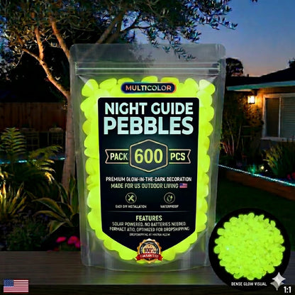 💥LAST DAY SALE 49%OFF💥🌈Colorful Glow-in-the-Dark Garden Stones