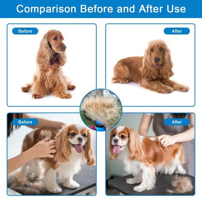 🔥Buy 1 Get 1 Free ! 🏆 Professional Detangling Tool For Dogs And Cats – Gentle On Skin✂️🔥