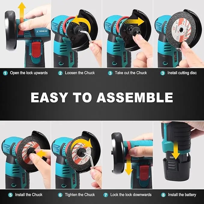 🔩⚡ Hot Sale 50% OFF🔥 Cordless Mini Angle Grinder | Lightweight, Powerful & Easy to Carry