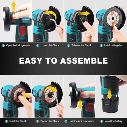 🔩⚡ Hot Sale 50% OFF🔥 Cordless Mini Angle Grinder | Lightweight, Powerful & Easy to Carry
