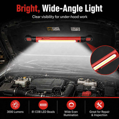 Father's Day Promotion SAVE 49% 🔥3000LM Rechargeable Magnetic LED Work Light Bar