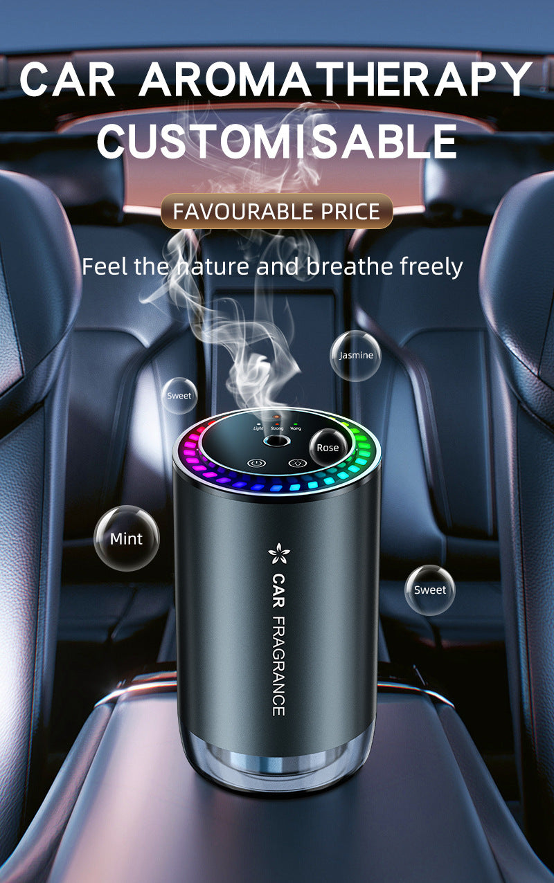 🚗 Smart Car Air Freshener | Starry Sky Projection Aroma Diffuser