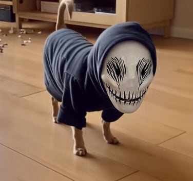 😱🐶🐱 Scary Pet Mask – Turn Your Pet Into a Prank Legend