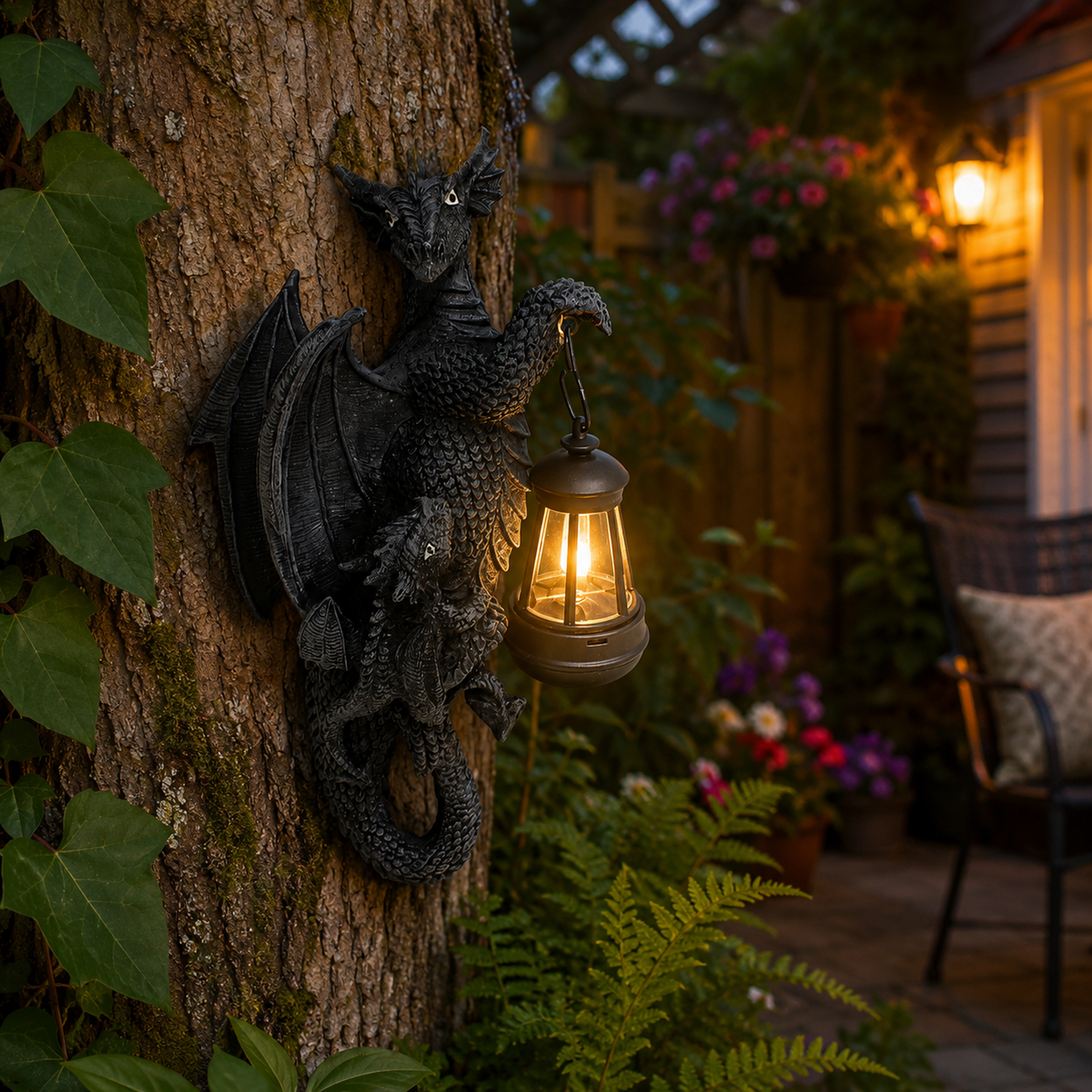 🕊️ Solar Angel Flower Bouquet Garden Statue | Waterproof Outdoor Decor & Accent Light