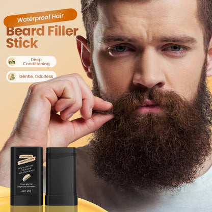 🧔‍♂️ Waterproof Hair & Beard Filler Stick – Instant Gray Coverage ✨