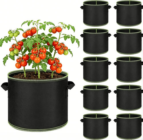 🪴3-Pack Heavy-Duty Grow Bags | Reusable Garden Pots for Healthy Growth