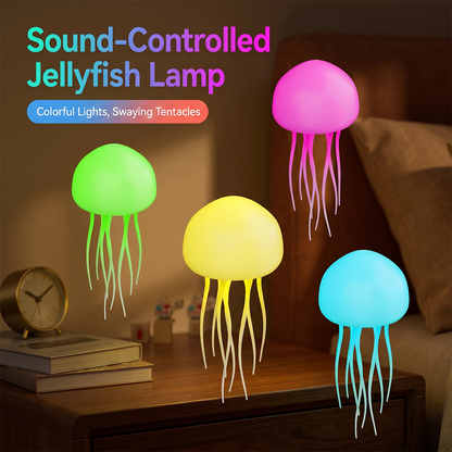 Jellyfish LED Night Light – Soft Glow Bedroom Decor