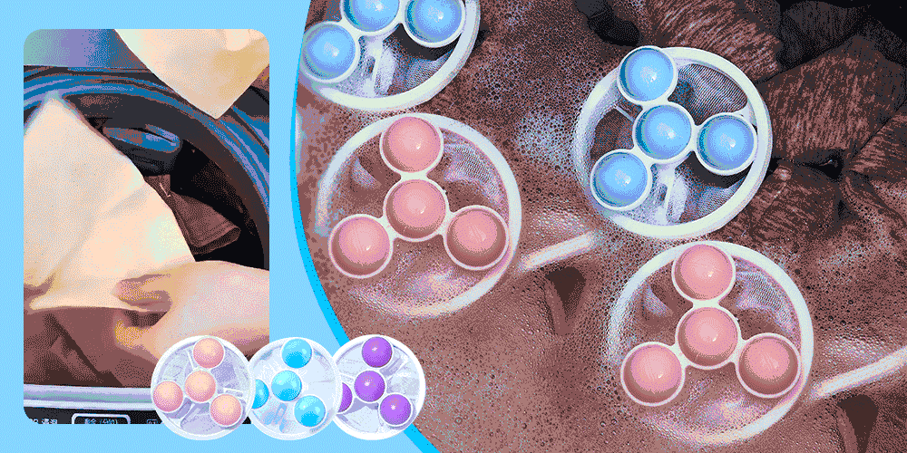 🧺 Hair Filter Bags for Laundry | Floating Lint Catcher 3-Pack