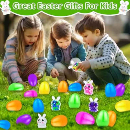 🐰 Easter Bunny Squishy Balls | 12 Pack Egg Fillers for Kids