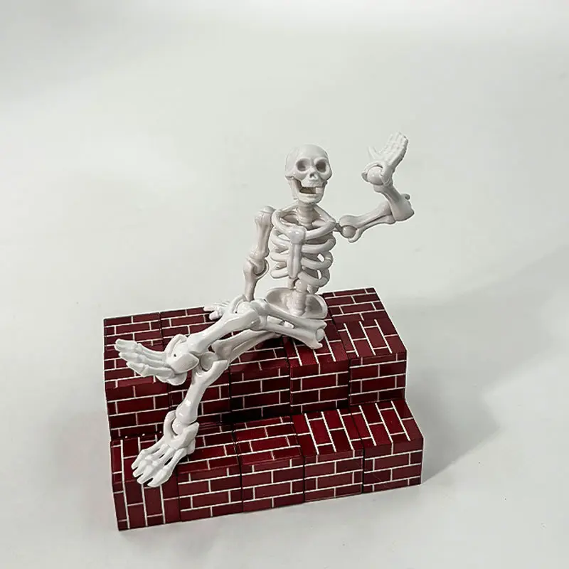 💀 Poseable Skeleton Figure | DIY Creative Building Kit