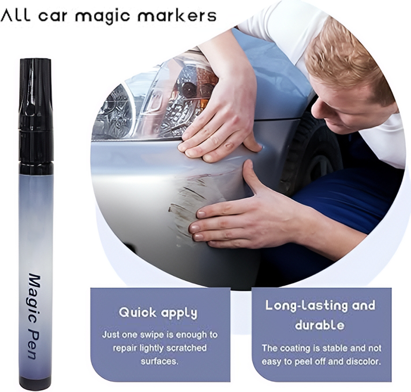 🚗 2PCS Car Scratch Repair Pens | Magic Touch Up Paint Tool