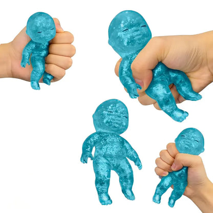 🧸 Squishy Baby Glitter Toy | Slow Rising Stress Relief Fidget