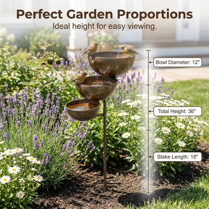 🐦 🔥Today 49% OFF🔥 Rain Catcher Bird Bath | Bring Life Back to Your Garden with Charming Bird-Friendly Decor