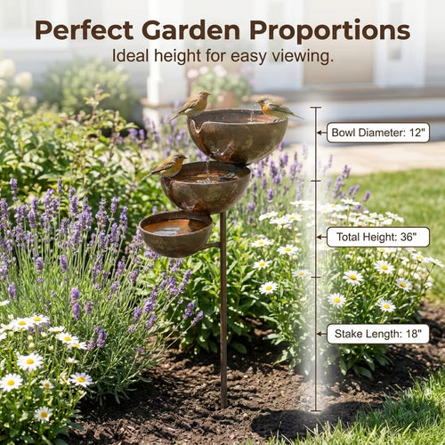 🐦 🔥Today 49% OFF🔥 Rain Catcher Bird Bath | Bring Life Back to Your Garden with Charming Bird-Friendly Decor