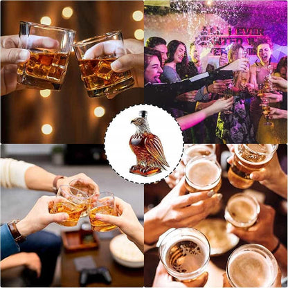 Eagle Whiskey Bottle – A Masterpiece of Craftsmanship and Strength, Capturing the Spirit of Freedom in Every Detail