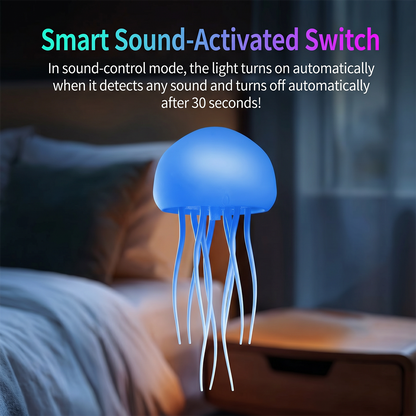 Jellyfish LED Night Light – Soft Glow Bedroom Decor