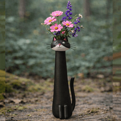🐱 Cat Design Vase | Gift Idea for Family, Friends & Loved Ones
