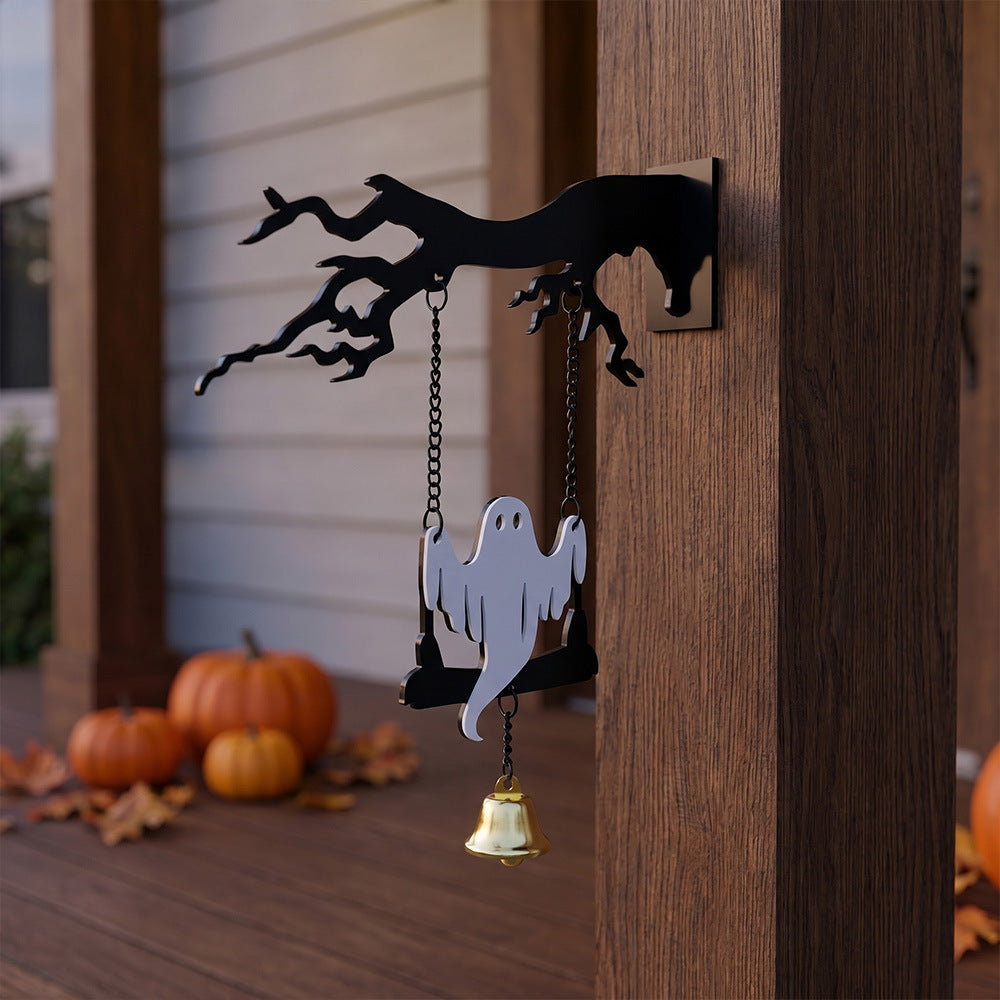 🎃🔥Halloween Sale 50% OFF🔥 Ghost Bat Metal Door Decoration