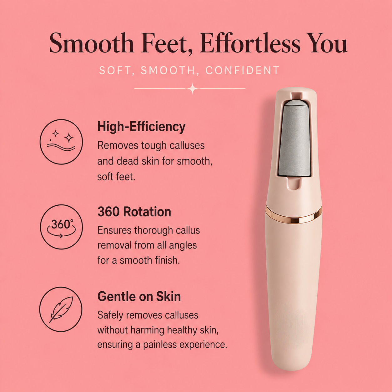 🦶Smooth Soft Feet Care Tool🔥Electric Pedicure Foot Callus Remover