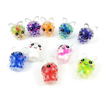 🐰 Easter Bunny Squishy Balls | 12 Pack Egg Fillers for Kids