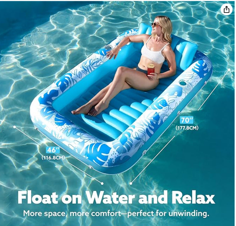 Extra Large Inflatable Sunbathing Pool Lounger