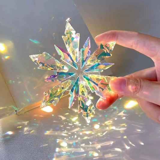 🎅2025 Most Popular Christmas Gift 🎉Crystal Snowflake Suncatcher Christmas Ornament
