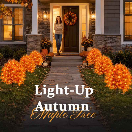 🍁Bright Light‑Up Maple Tree To Upgrade Your Autumn Yard