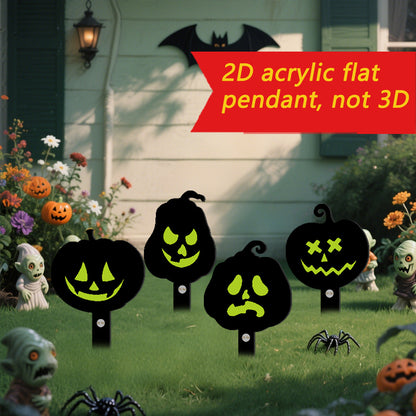🎃🔥Halloween Sale 50% OFF🔥 Luminous Acrylic Pumpkin Garden Stake