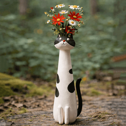 🐱 Cat Design Vase | Gift Idea for Family, Friends & Loved Ones