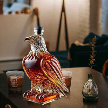 🦅Eagle Whiskey Bottle – A Masterpiece of Craftsmanship and Strength, Capturing the Spirit of Freedom in Every Detail改写一下这个标题