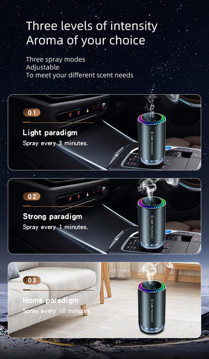 🚗 Smart Car Air Freshener | Starry Sky Projection Aroma Diffuser