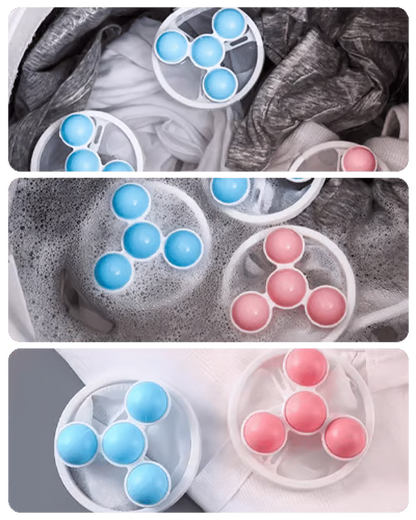 🧺 Hair Filter Bags for Laundry | Floating Lint Catcher 3-Pack