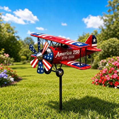 🔥Limited time 49% OFF🔥🇺🇸USA 250 “Liberty Windmill” Patriotic Garden Wind Spinner -✈️ (Free Delivery Fee)