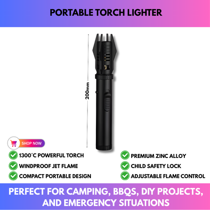 📢Regular price resumes tomorrow - 🔥 Portable Torch Lighter – Compact design, powerful flame