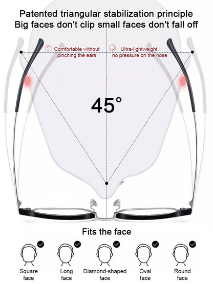 👓 Automatic Zoom Reading Glasses | Anti-Blue Light Presbyopia
