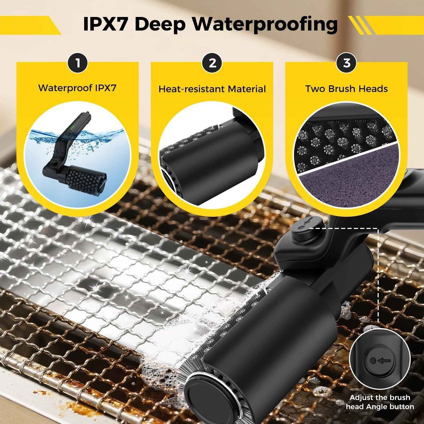 🔥 Electric Grill Cleaner | Powerful BBQ Cleaning Tool