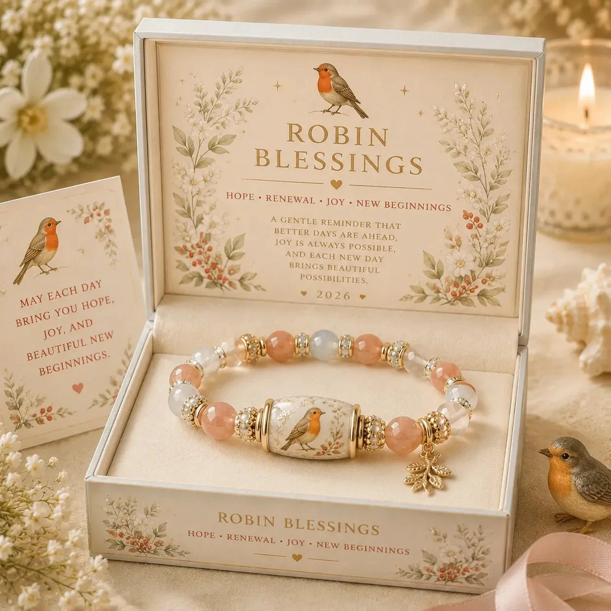 2026 Limited Edition Bracelet💜Love, Remembrance & Cardinal Blessings🌸🕊️