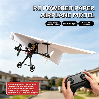 ✈️ Turn Any Paper Airplane Into a Real RC Flyer