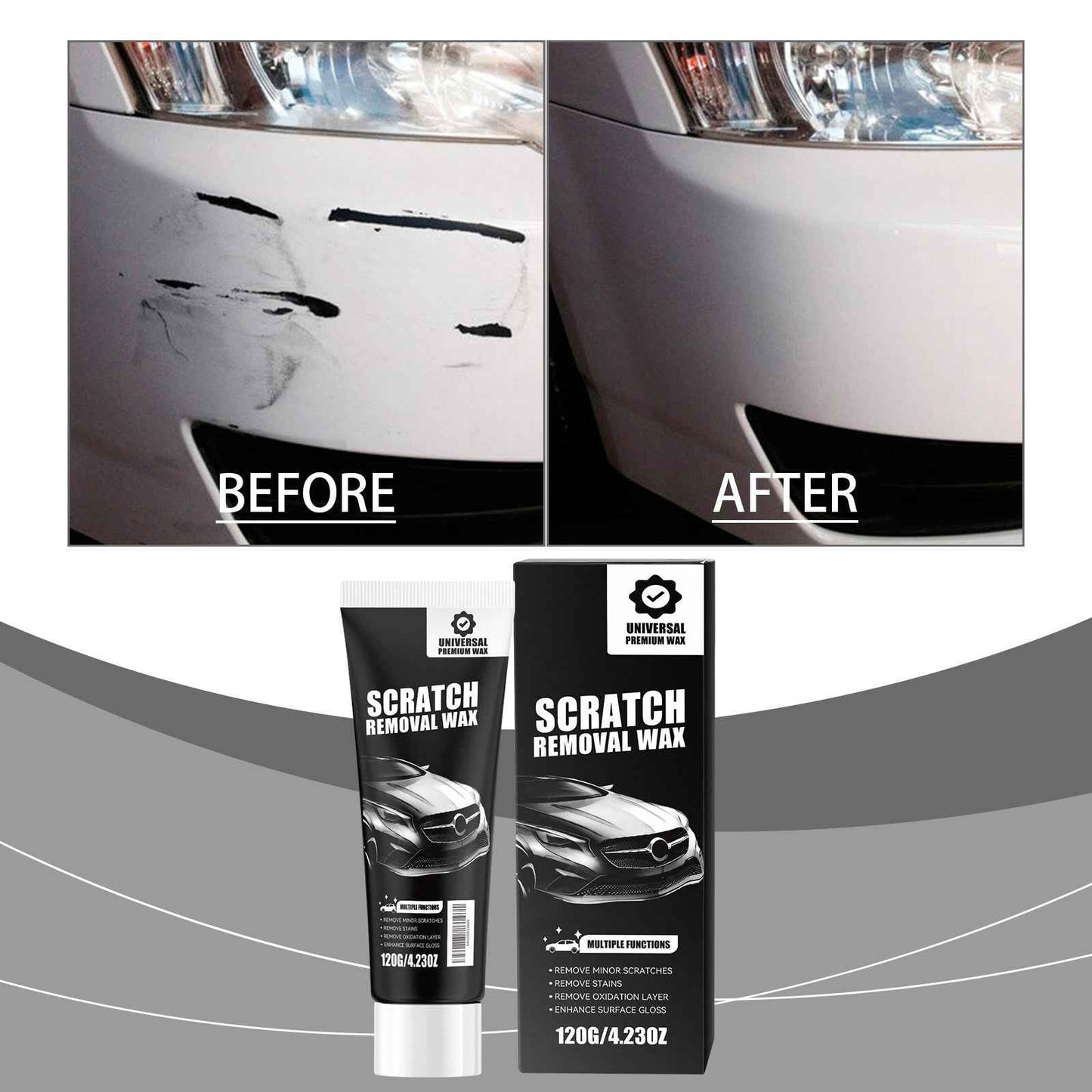 🚗 Car Scratch Repair Cream | Paint Polishing & Gloss Protection